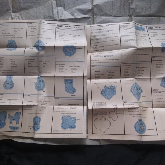 Vintage VOGUE Advent Calendar and Ornaments Christmas Pattern UNCUT #2794 - Picture 10 of 16